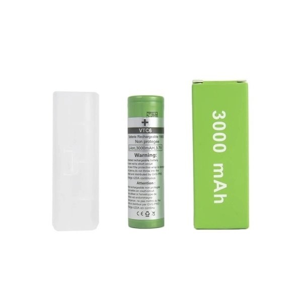 Chargeur Accu FC1 USB 1A + 2 Accus 18650 Sony VTC6 3000mAh Offerts - Charge Rapide