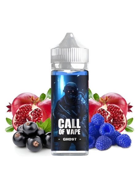 Ghost 0mg 100ml - Cassis, Framboise Bleue & Grenade Ghost 0mg 100ml - Cassis, Framboise Bleue & Grenade