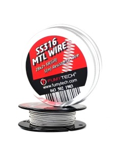 Bobine Fused Clapton SS136 MTL 28x2 + 38G - Fumytech