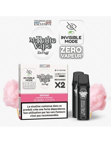 Cartouche Repuff "Smokless" barbe à papa - Ma petite Vape