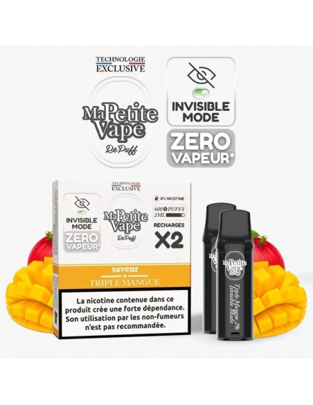 Cartouche Repuff "Smokless" triple mangue - Ma Petite Vape