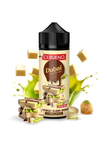 Dubaï Chocovape White 100ml – Cebueno Gourmand