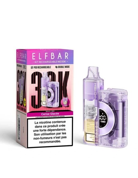 Puff NIO 30000 Cerise Glacée 20mg - Elfbar