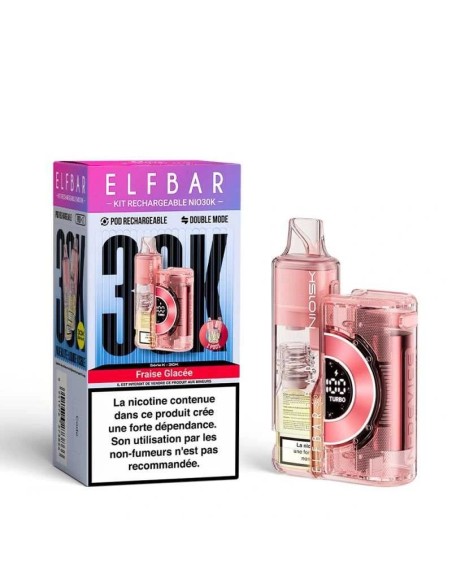 Puff NIO 30000 Fraise Glacée 20mg - Elfbar