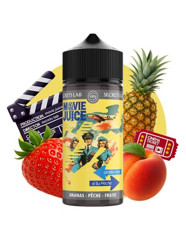Arrête moi si tu Pêche 100ml - Movie Juice