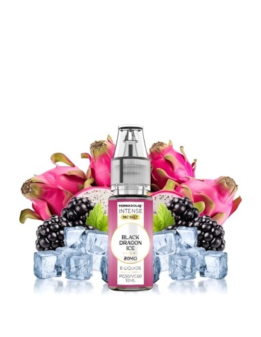 Black Dragon Ice Nic Salt 10ml - Intense by Tornadoliq