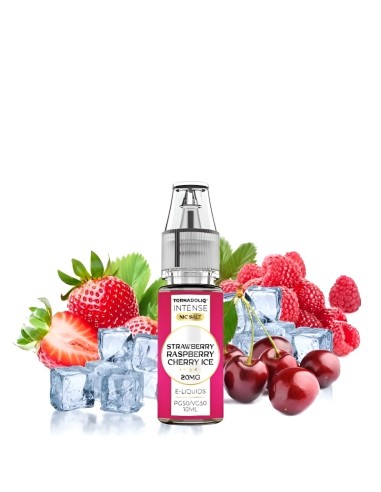 Strawberry Raspberry Cherry Ice Nic Salt 10ml - Intense by Tornadoliq