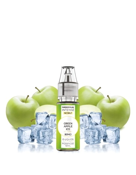 Green Apple Ice Nic Salt 10ml - Intense by Tornadoliq
