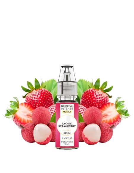 Lychee Strawberry Nic Salt 10ml - Intense by Tornadoliq