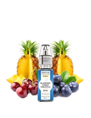 Blueberry Cherry Pineapple Nic Salt 10ml - Intense by Tornadoliq