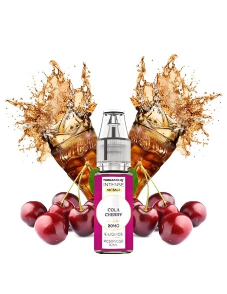 Cola Cherry Nic Salt 10ml - Intense by Tornadoliq