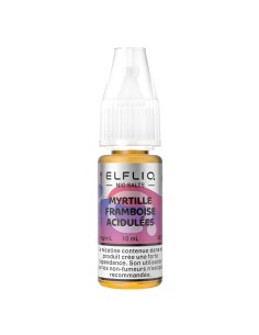 Myrtille Framboise Acidulée 10ml - Elfliq Salt