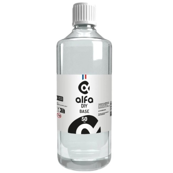 Base 50/50 1L 0mg - AlfaDIY