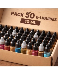 Pack 50 e-liquides 10ml DDM dépassée