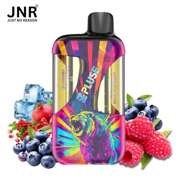 Puff ZPluse 42K+ - JNR blueberry pomegranate ice + blueberry sour raspberry