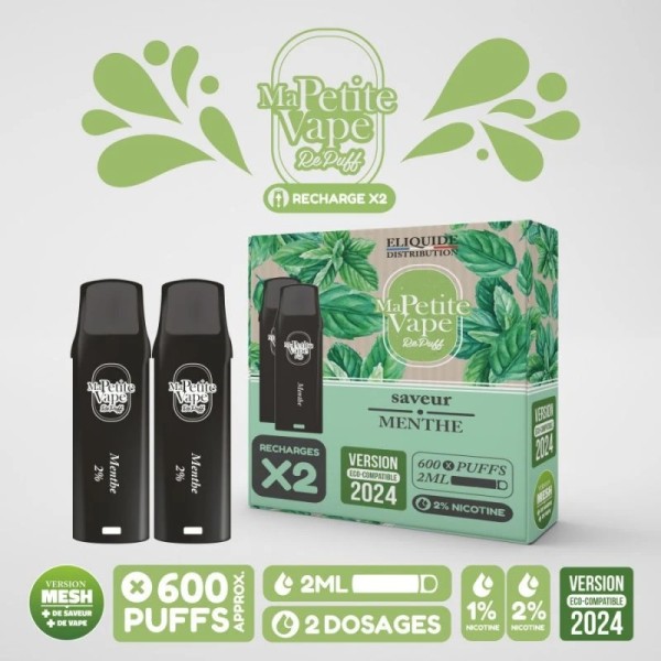 Cartouche RePuff Smokeless Menthe – Ma Petite Vape