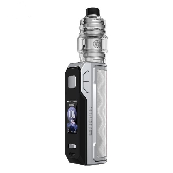 Kit Thelema Solo 100 Pro - Lost Vape wavy silver