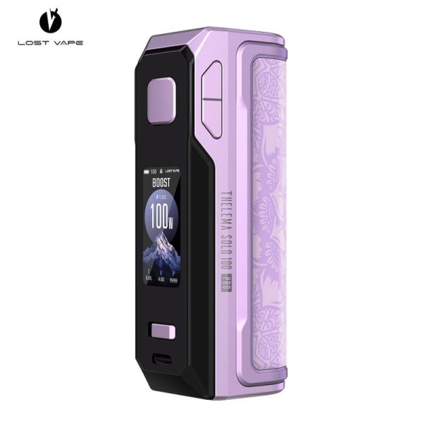 Box Thelema Solo 100 Pro - Lost Vape lotus lilac