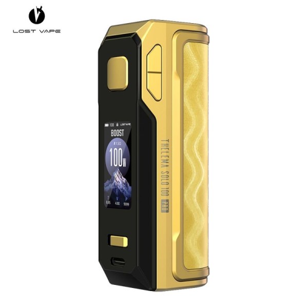 Box Thelema Solo 100 Pro - Lost Vape wavy gold