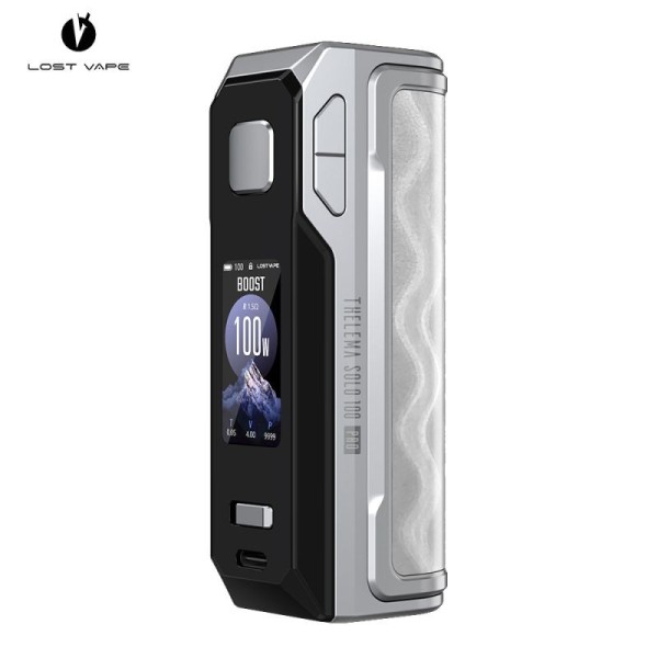 Box Thelema Solo 100 Pro - Lost Vape wavy silver