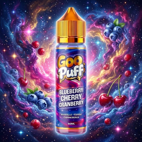 Blueberry Cherry Cranberry 50ml - Goo Puff