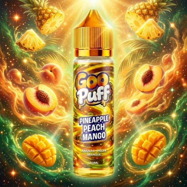 Pineapple Peach Mango 50ml - Goo Puff