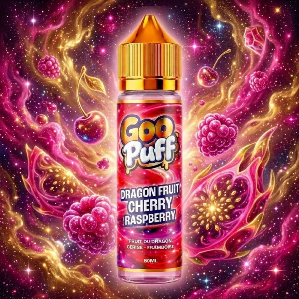 Dragon Fruit Cherry Raspberry 50ml - Goo Puff