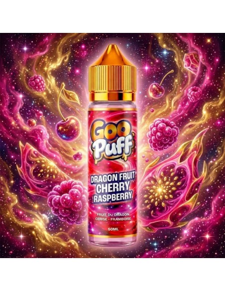 Dragon Fruit Cherry Raspberry 50ml - Goo Puff