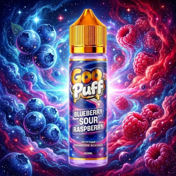 Blueberry Sour Raspberry 50ml - Goo Puff