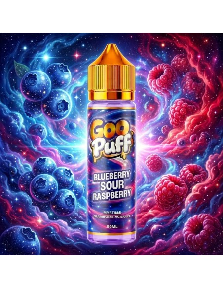 Blueberry Sour Raspberry 50ml - Goo Puff