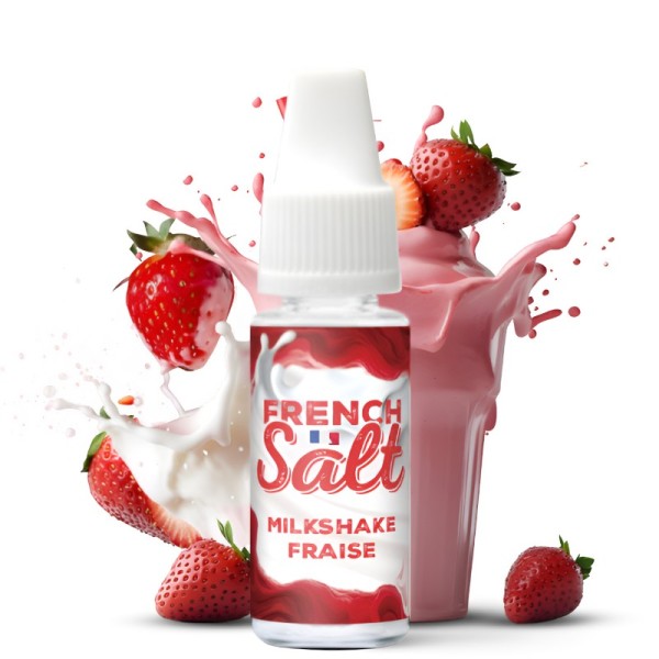 Milkshake Fraise 10ml - French Salt