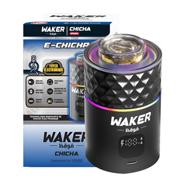 WAKER Foyer Électronique E-Hookah 4000 mAh