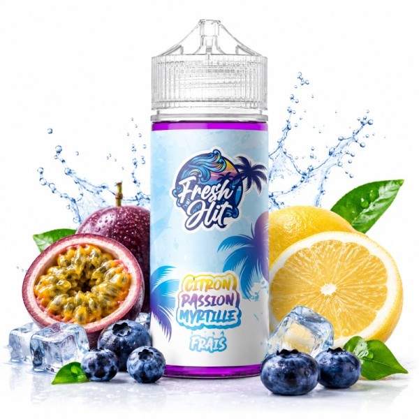 Citron Passion Myrtille 100ml - Fresh Hit