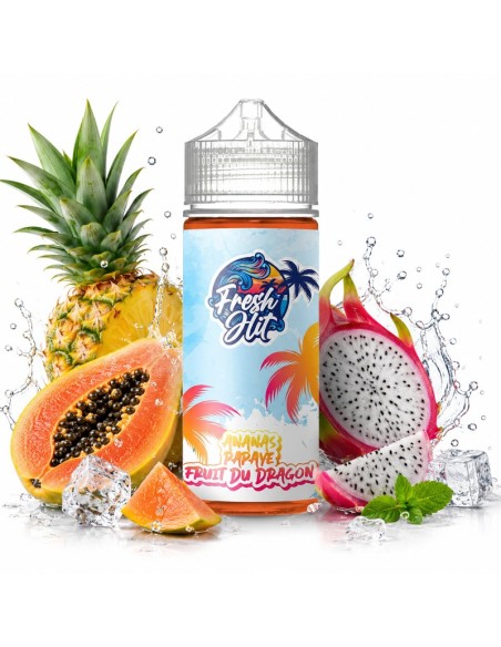 Ananas Papaye Fruit du Dragon 100ml - Fresh Hit
