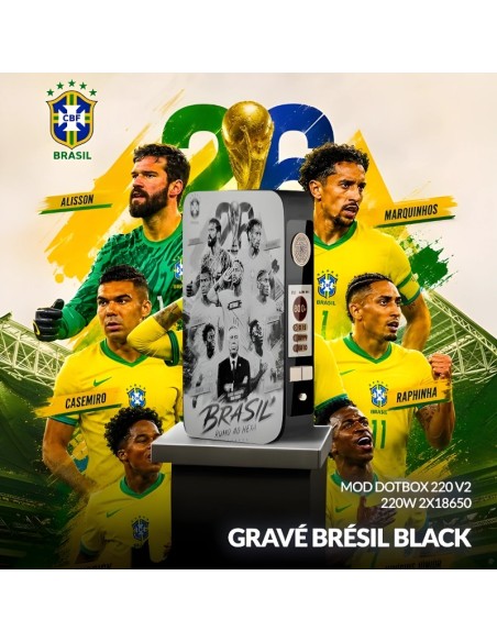 Box Dotbox 220W v2 "FIFA World Cup 2026 edition" - Dotmod bresil