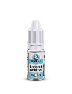 Booster de Nicotine Frais 50/50 10ml - 20mg - Cristal Vape