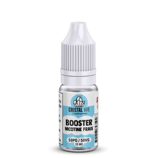 Booster de Nicotine Frais 50/50 10ml - 20mg - Cristal Vape