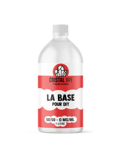 Base 50/50 1L 0mg - Cristal Vape