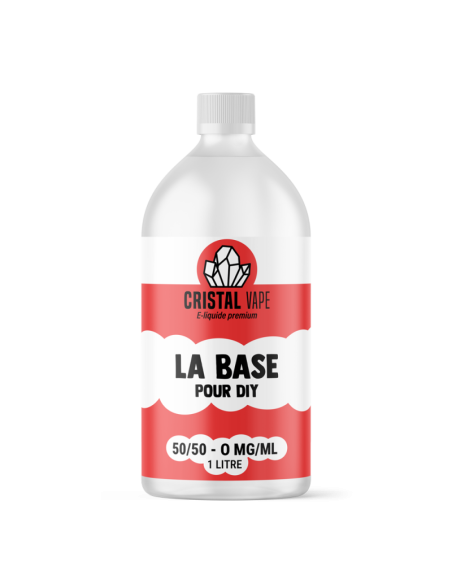 Base 50/50 1L 0mg - Cristal Vape