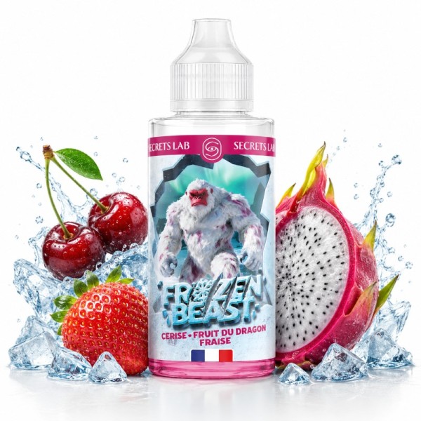 Cerise Fruit du Dragon Fraise 100ml Frozen Beast