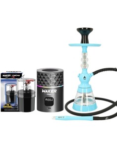 Pack Complet E-Chicha Celeste - Waker x El Badia Blue