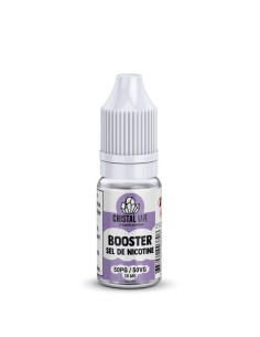 Boosters Sel de Nicotine 50/50 10ml - 20mg - Cristal Vape