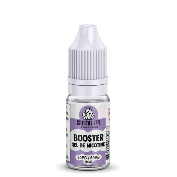 Boosters Sel de Nicotine 50/50 10ml - 20mg - Cristal Vape