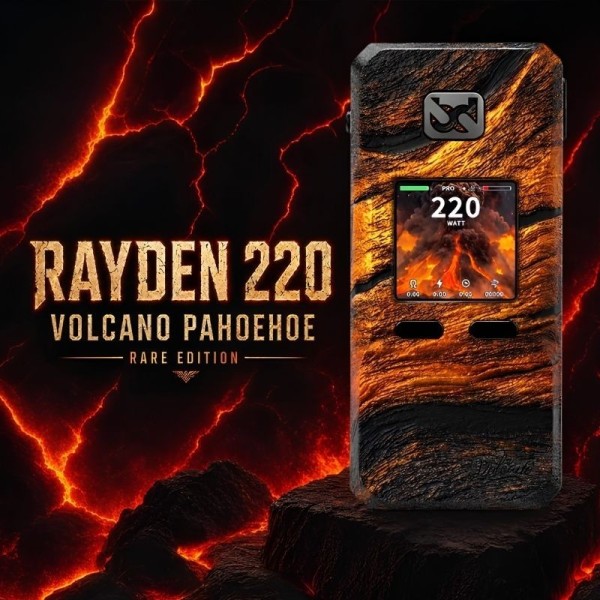 Mod Rayden 220 Volcano Pahoehoe Rare Edition - BD Vape