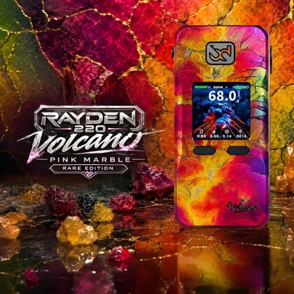 Mod Rayden 220 Volcano Pink Marble - BD Vape