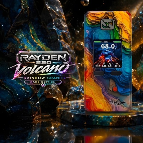 Mod Rayden 220 Volcano Rainbow Granite - BD Vape