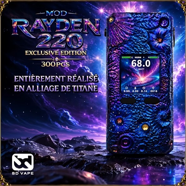 Mod Rayden 220 Volcano Big Bang - BD Vape