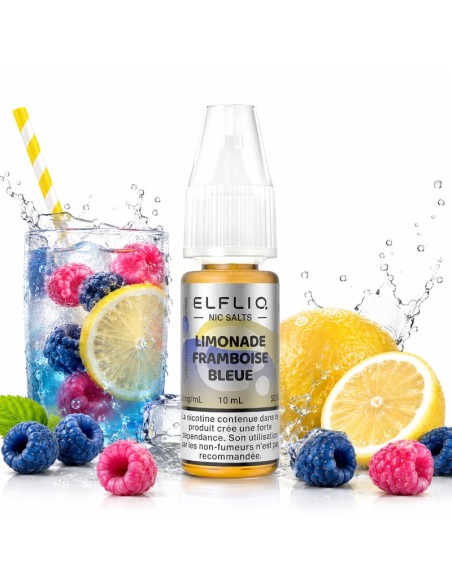 Limonade Framboise Bleue 10ml - Elfliq Salt