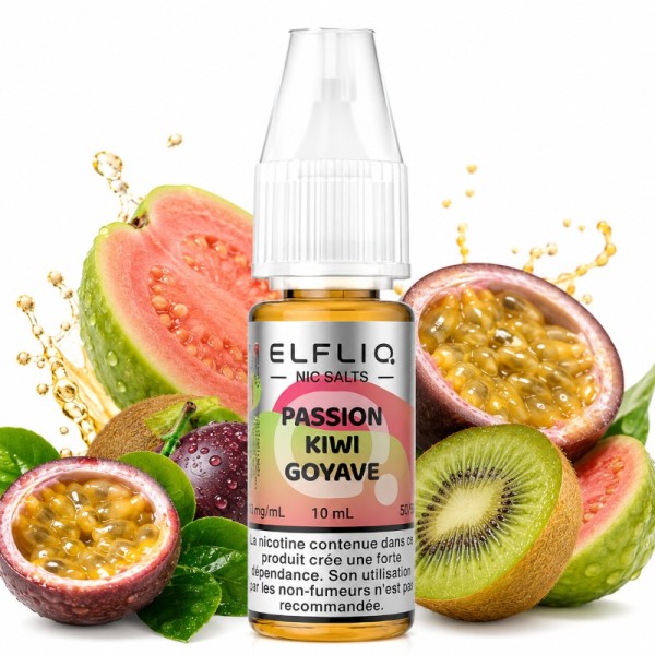 Passion Kiwi Goyave 10ml - Elfliq Salt