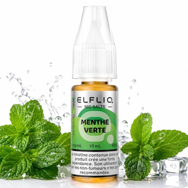 Menthe Verte 10ml - Elfliq Salt